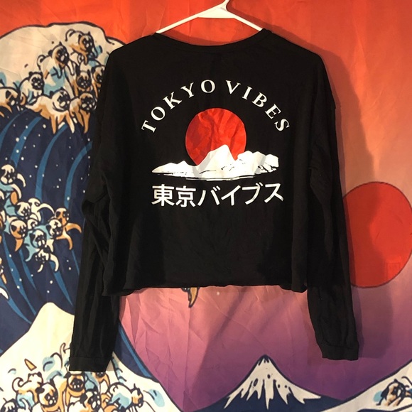 Hot Topic Tops - Tokyo Long sleeve Crop Tee. J Fashion